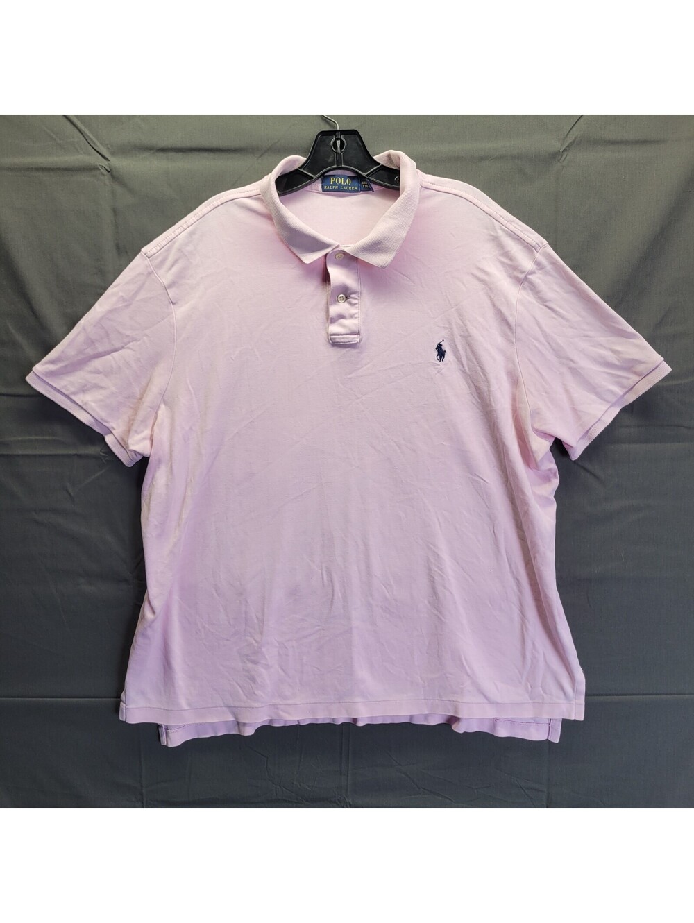 Polo Ralph Lauren Men's Basic Mesh Polo Shirt Light Pink Size XXL